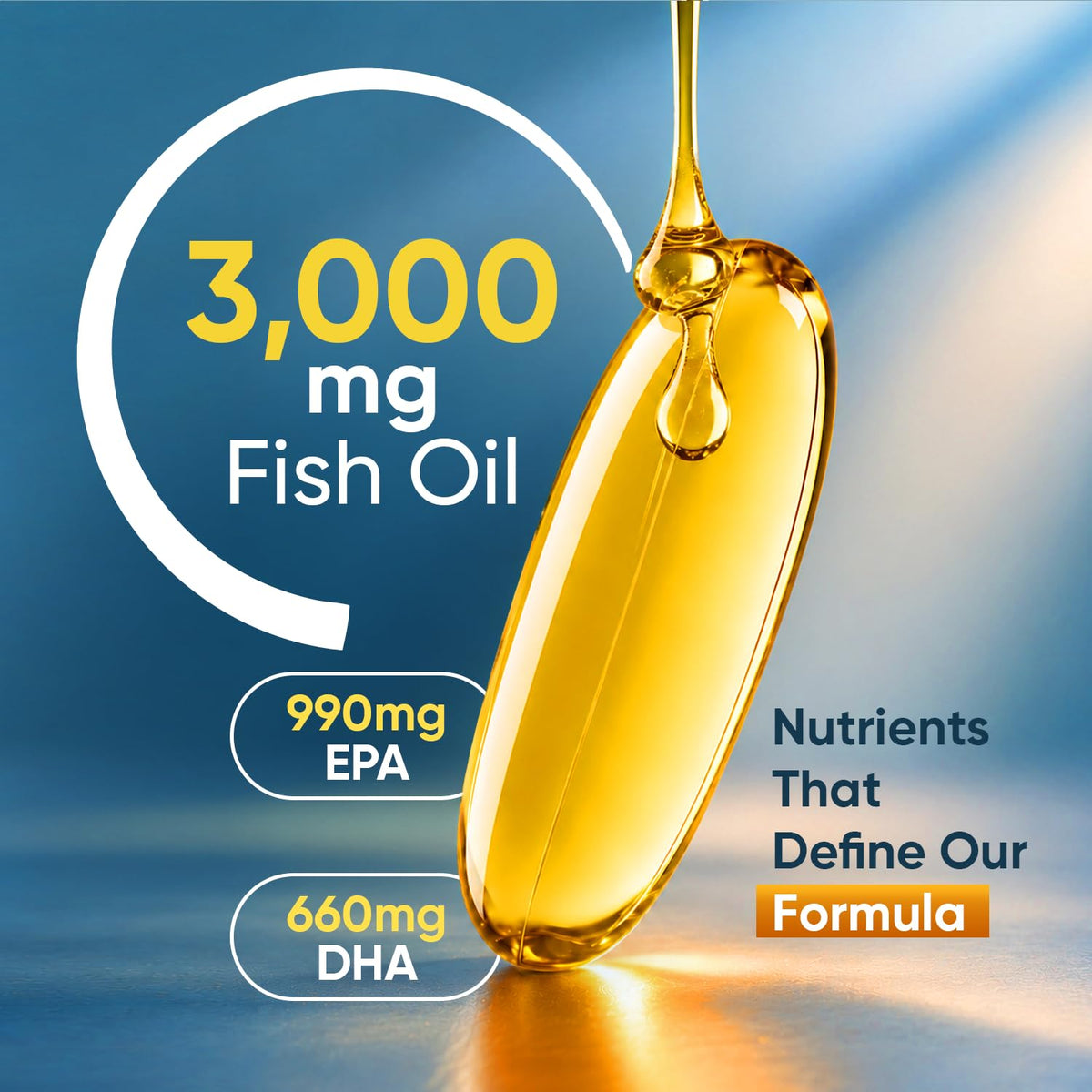 Omega 3 Fish Oil 3000mg 240 Softgels W16122