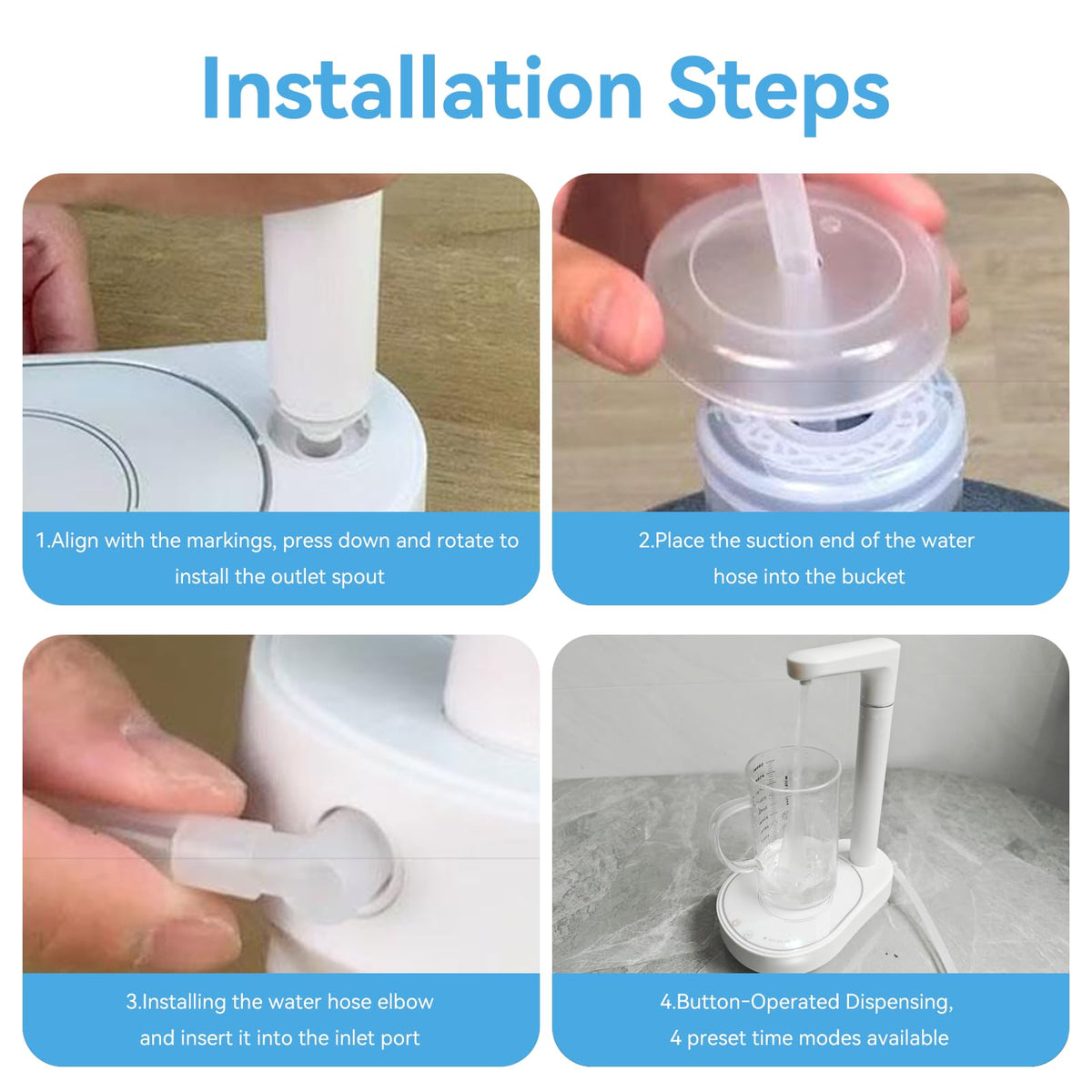 Automatic Countertop Water Dispenser for 5 Gallon Bottle M9371
