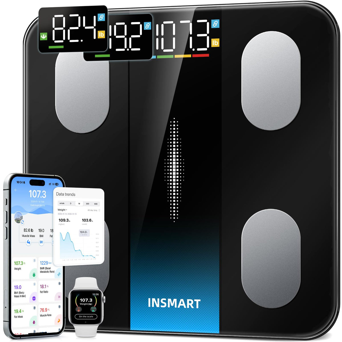 Body Weight Body Fat & BMI Scale F1453
