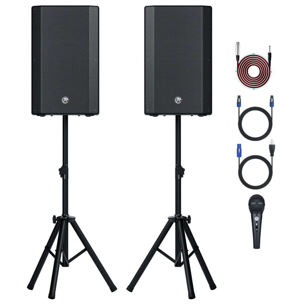 Dual 15" 2000W PA System with 2 Mic Inputs X375079