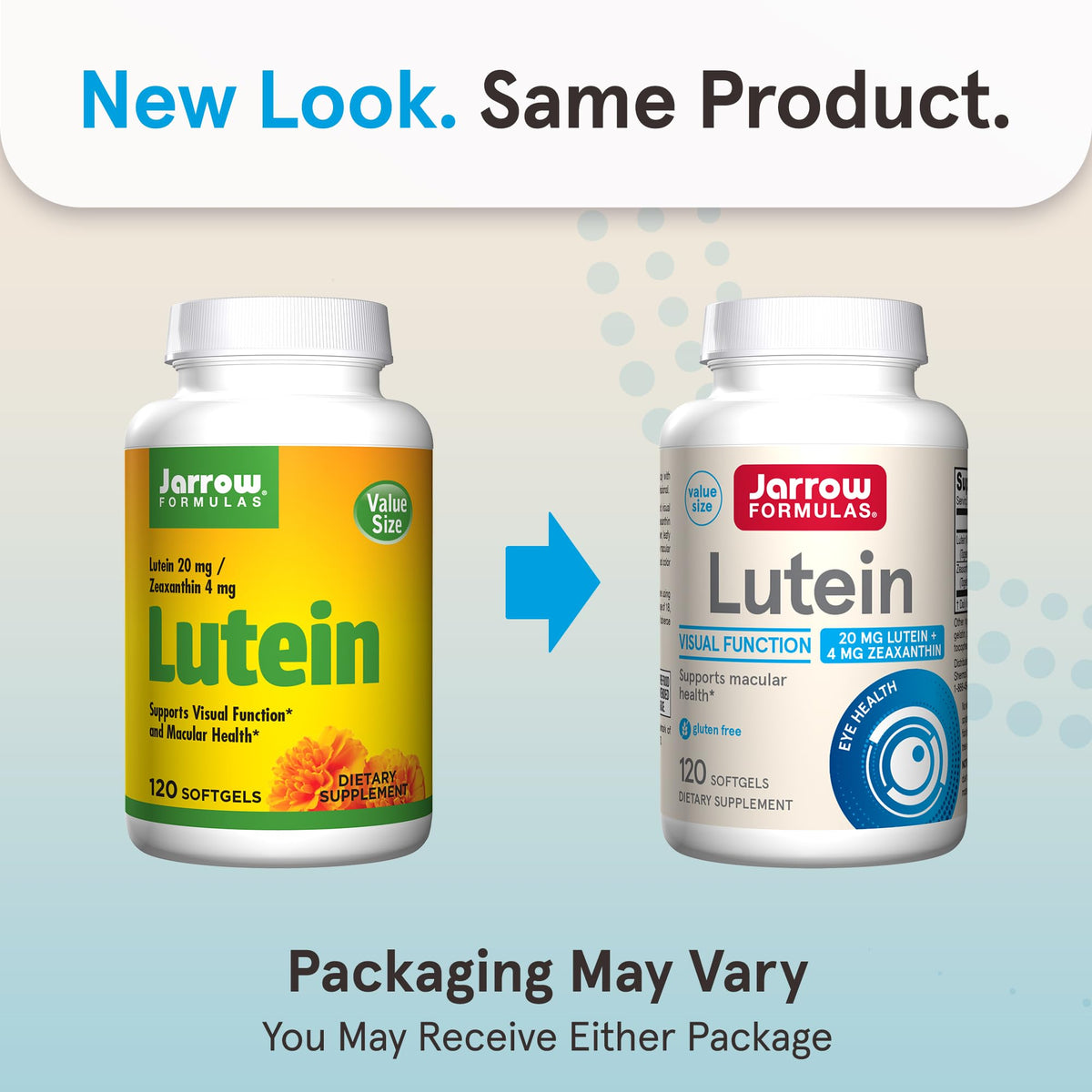 Lutein 20 mg with Zeaxanthin 120 Softgels U677067