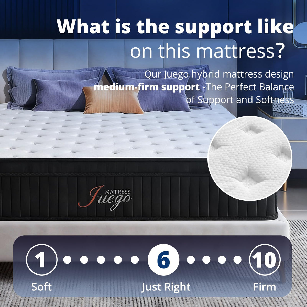 12 inch Full Size Cooling Hybrid Mattress A970132