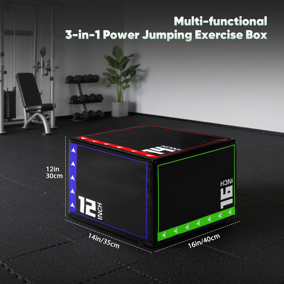 3 in 1 Plyometric Jump Box Y806841