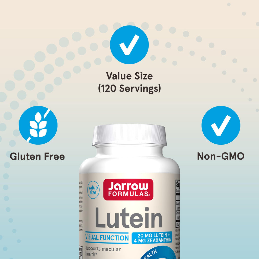 Lutein 20 mg with Zeaxanthin 120 Softgels U677067