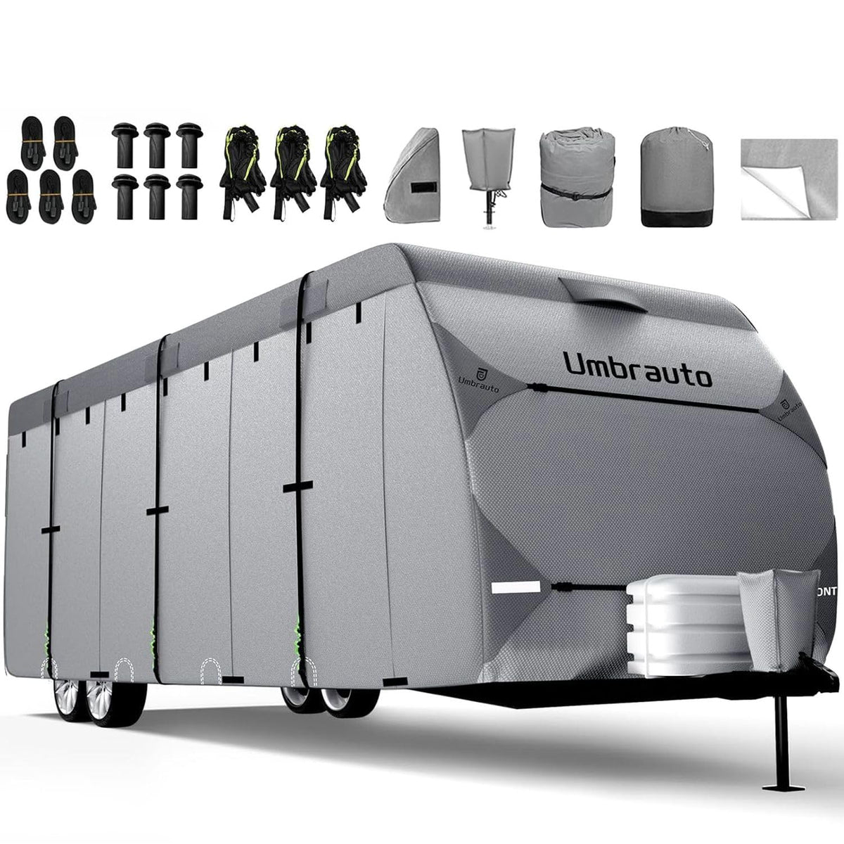 7 Layers Waterproof 14-16ft Travel Trailer RV Cover J894
