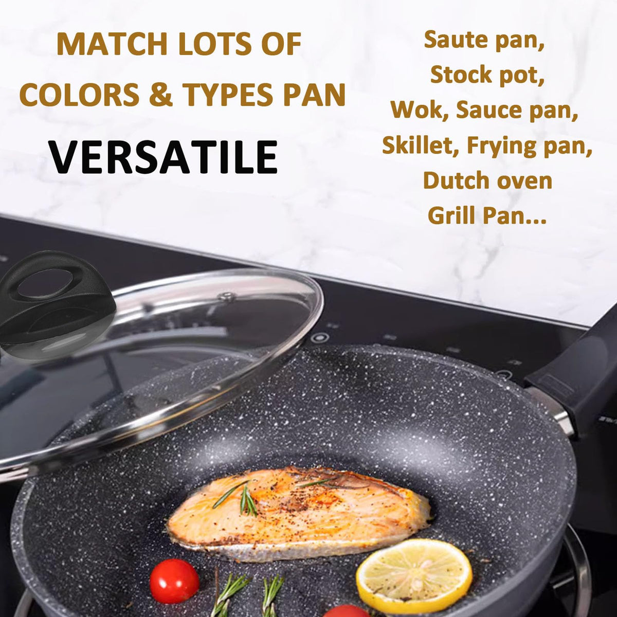 Tempered Glass Lids for Cookware W960484
