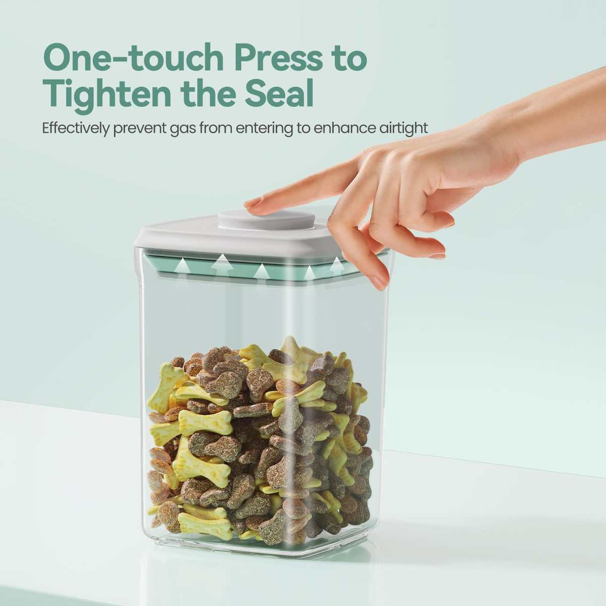 Airtight Treat Jar Container 2PC BPA-Free J73167