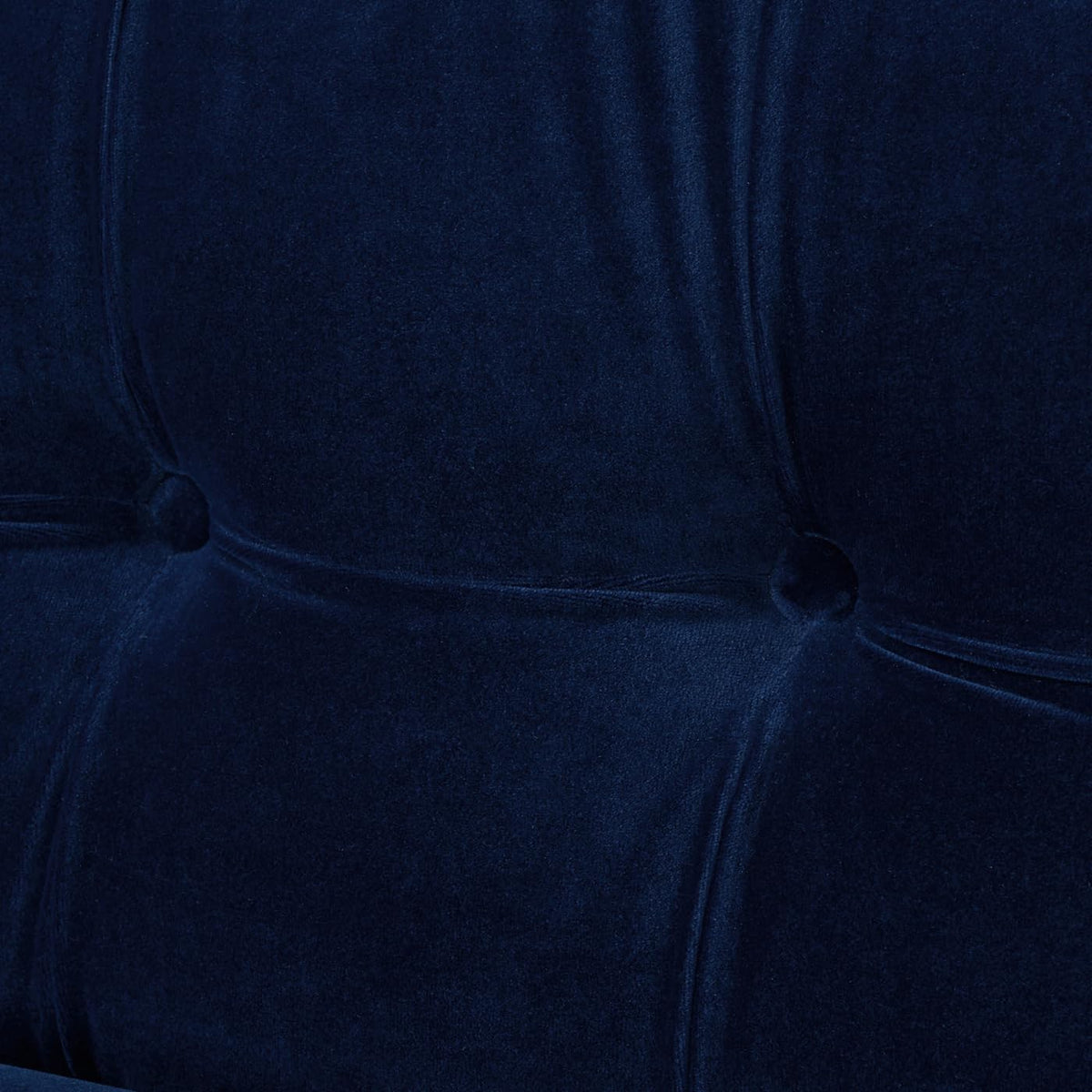 84" Navy Blue Velvet Tufted Sofa U782837