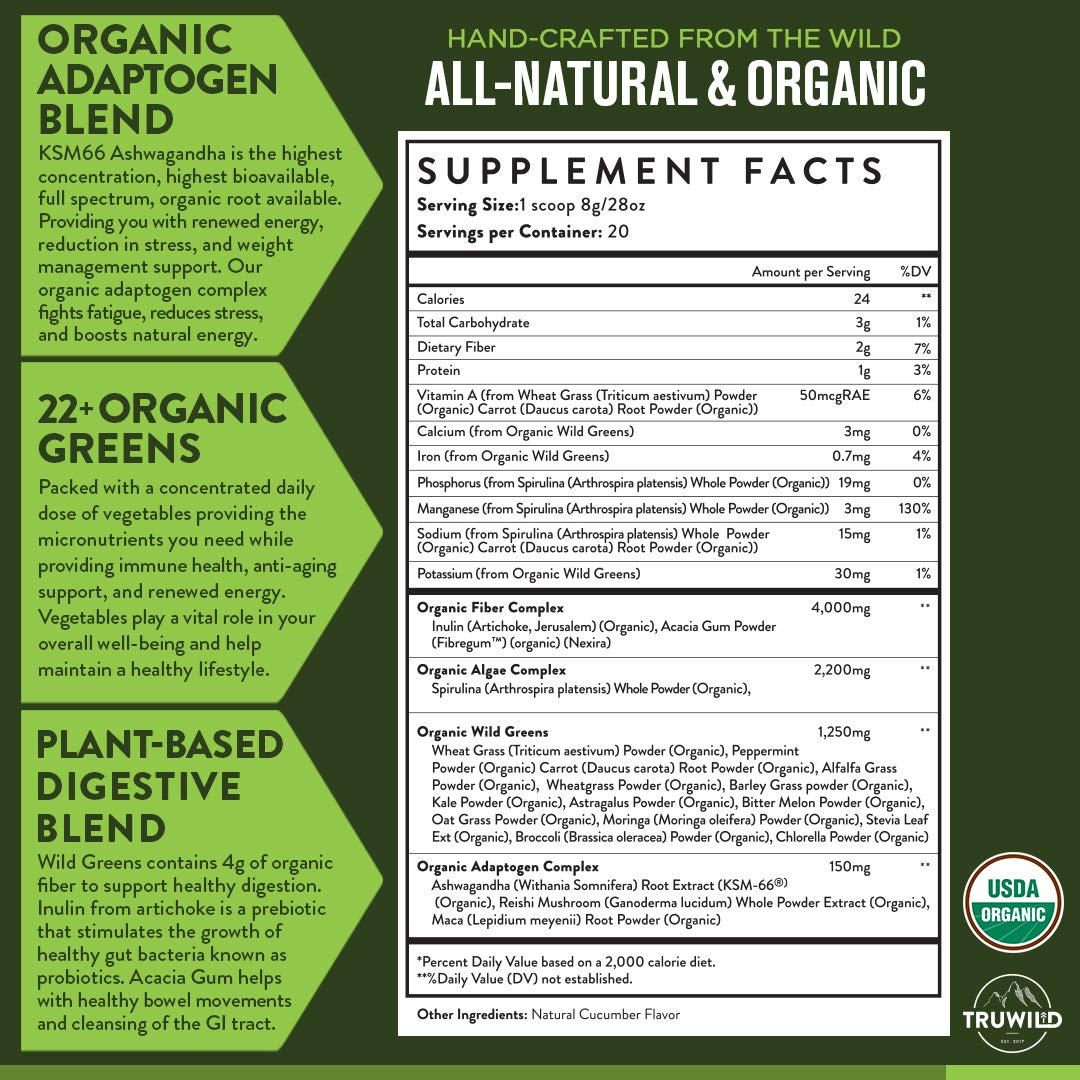 Greens Superfood Juice Powder 40 Servings 2 Pack E6926
