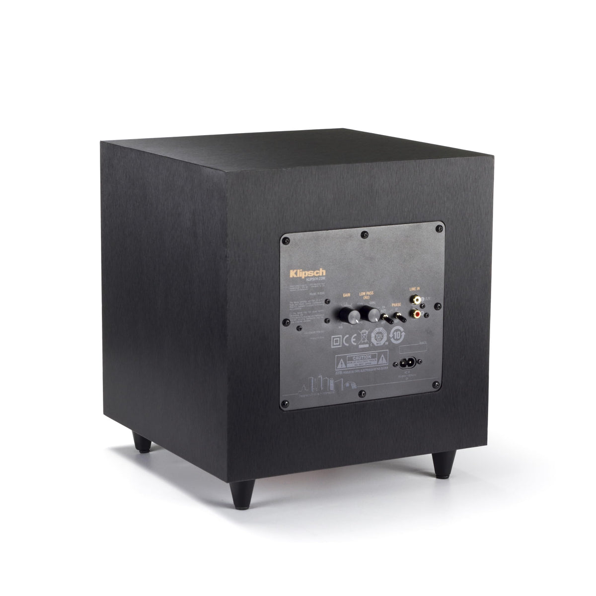 Brushed Black Vinyl 8-Inch Subwoofer L175