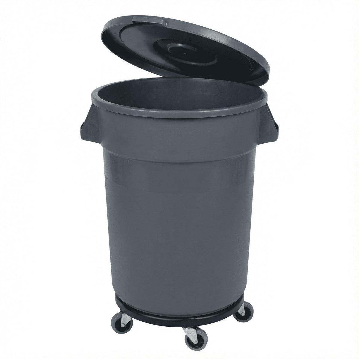 32 Gallon Outdoor Trash Can with Lid and Wheels J7560