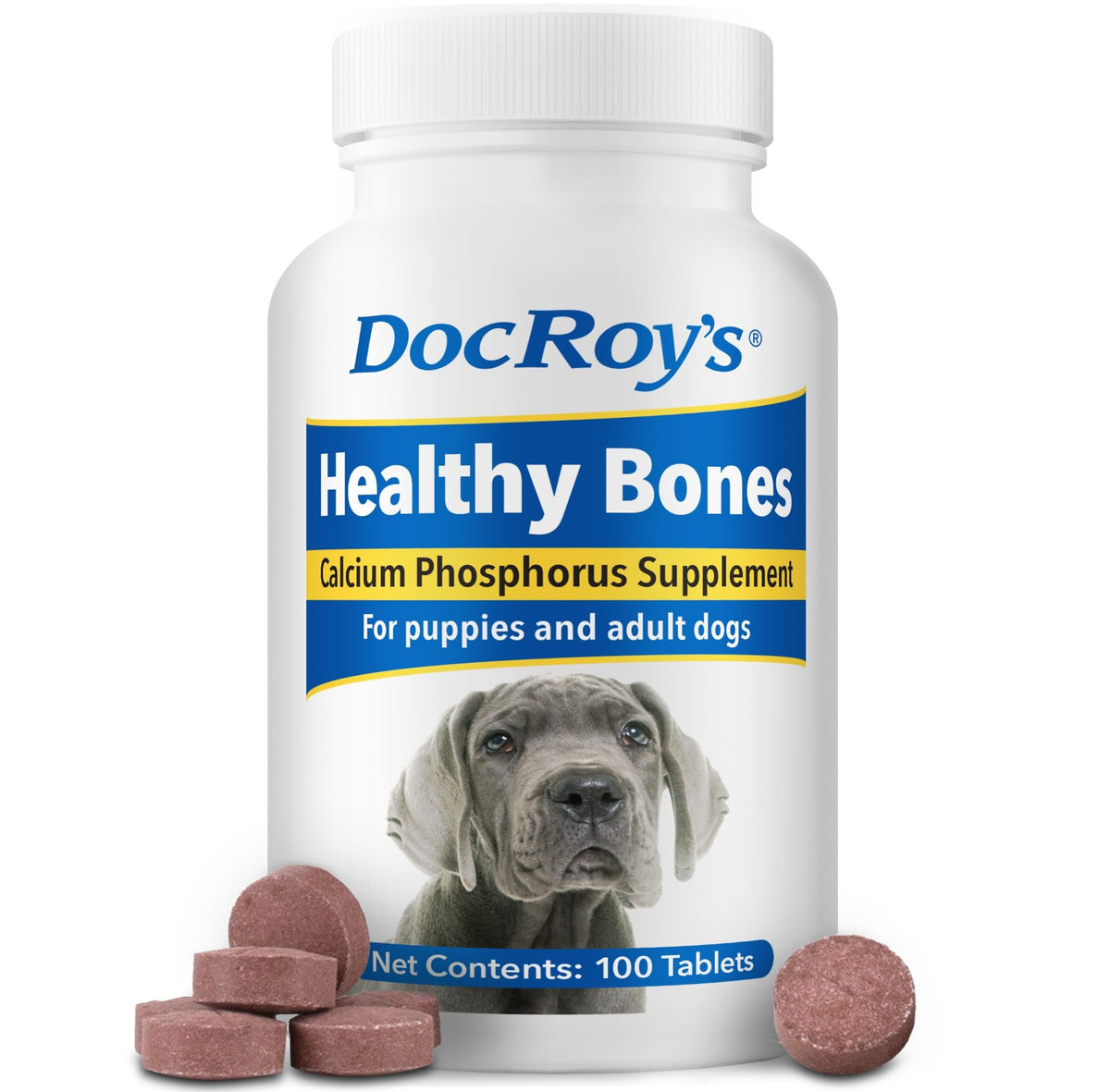 Calcium & Phosphorus Chews for Dogs & Cats, 100ct H1967