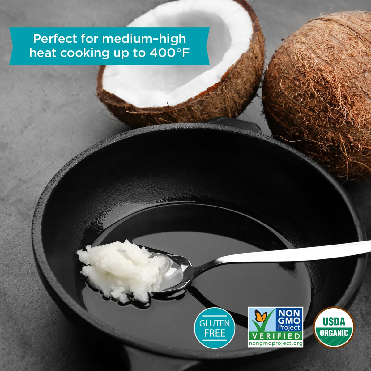 Organic Refined Coconut Oil 1 Gallon X8774
