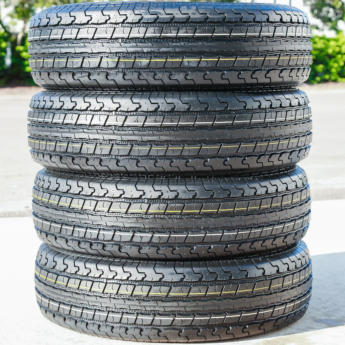 4 x ST205/75R15 All Season 8 Ply Semi-Steel Tires K7024