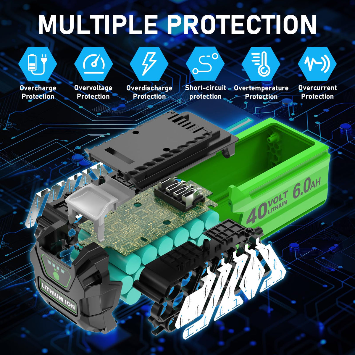 6.0Ah 40 Volt Lithium ion Battery K142487