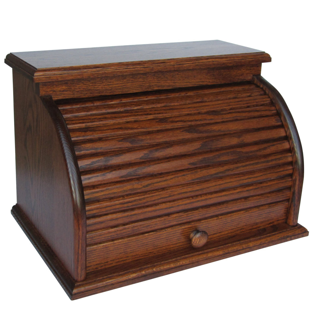 Oak Roll Top Bread Box A803363
