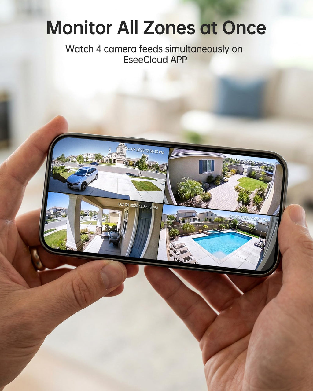 Wireless Outdoor Security Cameras 4-Pack N899023