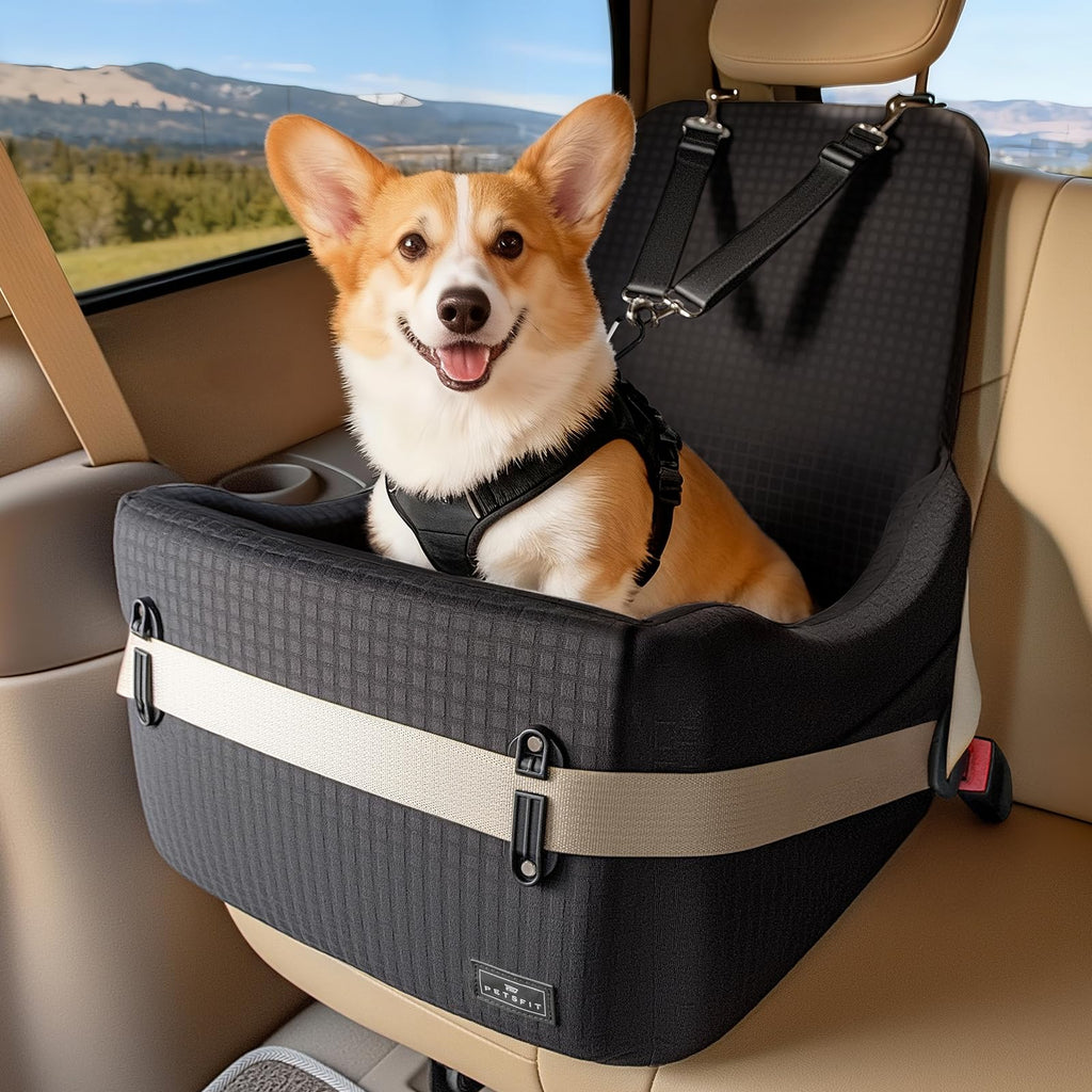 Dog Car Seat with Elevated Cushion C70257