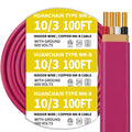 Pink 100FT Non-Metallic Sheathed Cable P5036