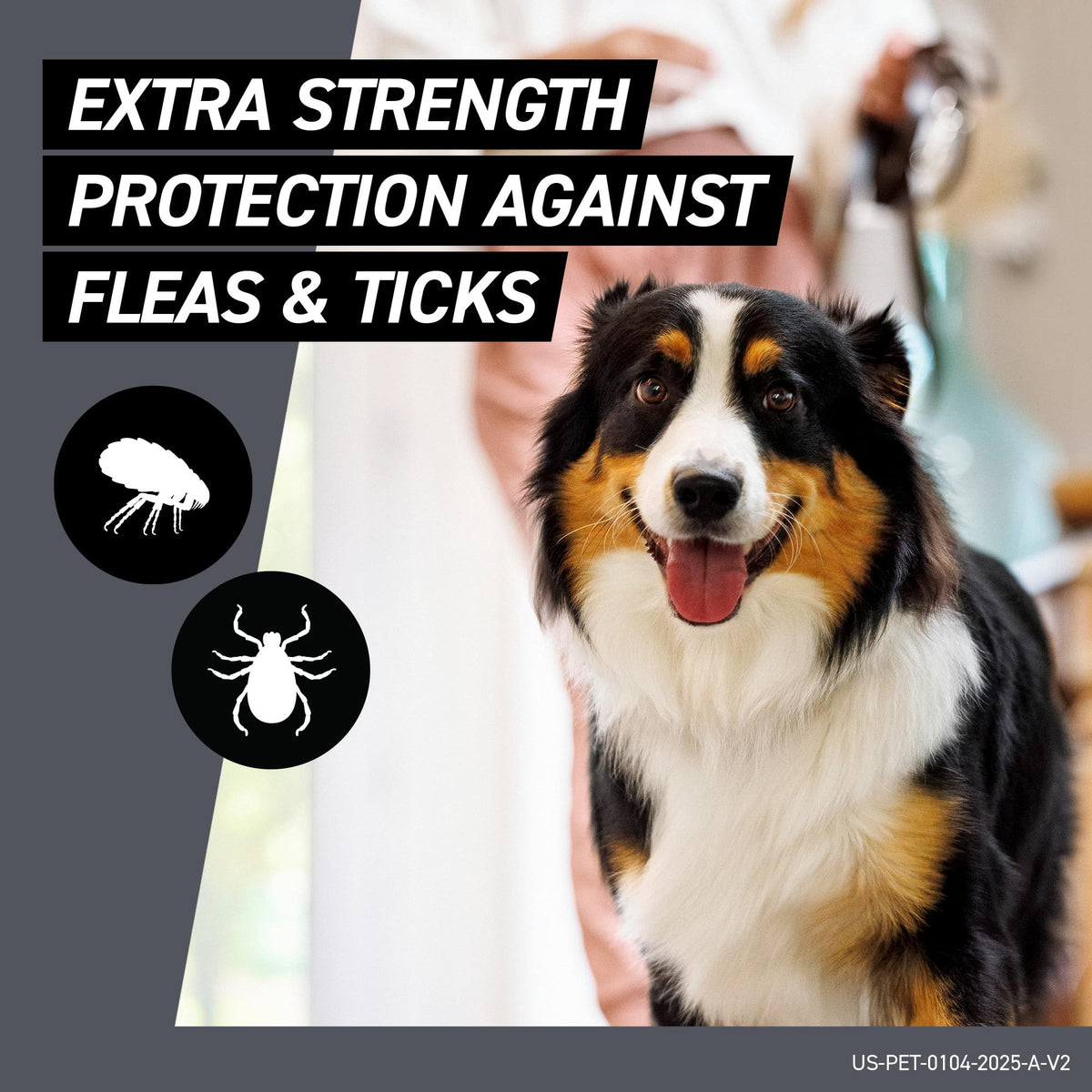 Flea & Tick Treatment for Large Dogs 41-80 lbs Count of 3 L14887