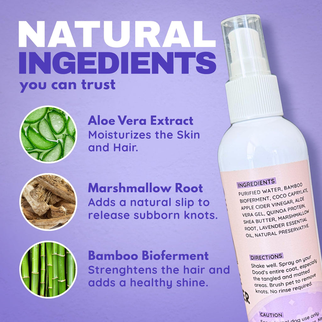 Dog Detangler Spray Leave-in Conditioner 8 oz H757