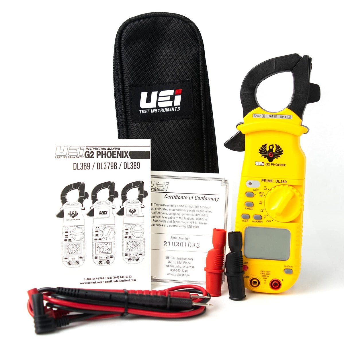 Digital Clamp Meter HVAC Auto-Ranging 4000 Counts E671