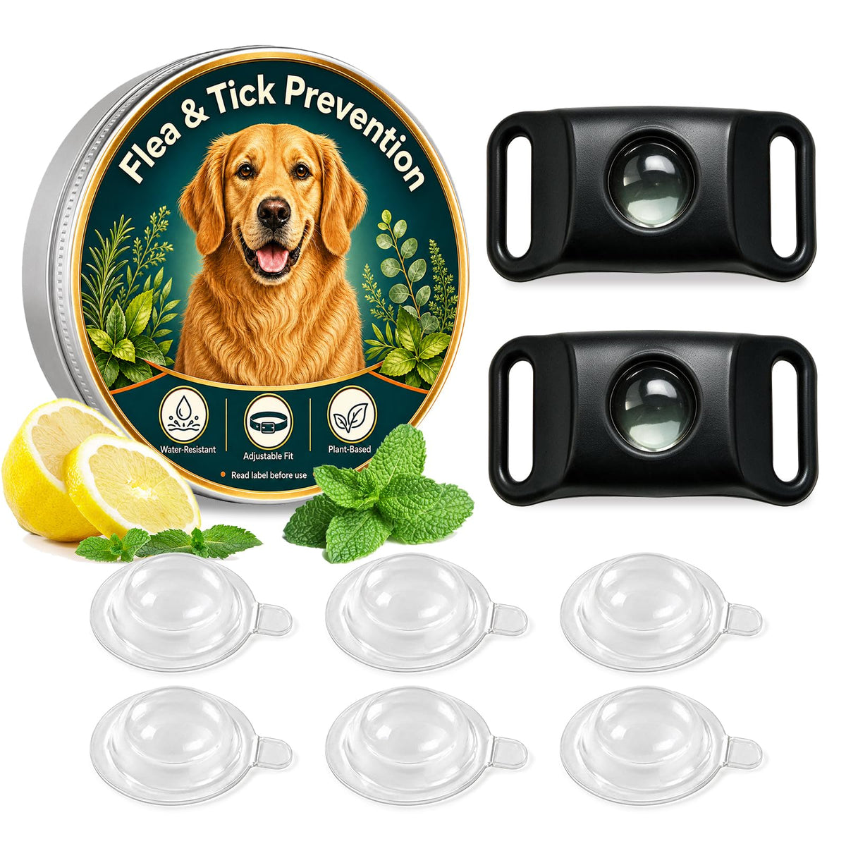Flea and Tick Prevention Pendant for Dogs K8513