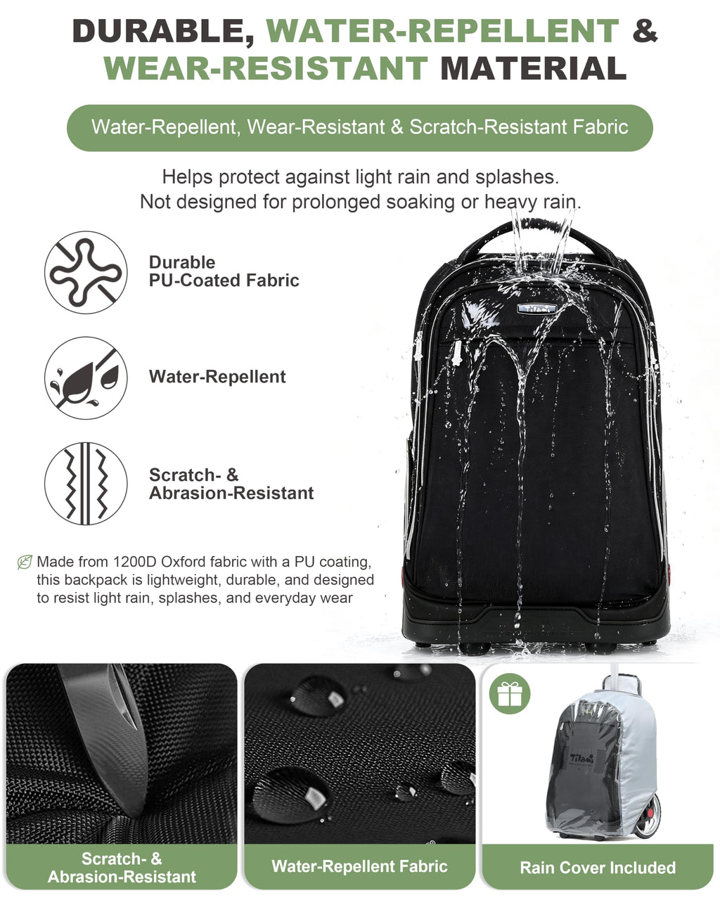 19 Inch Rolling Backpack N53691