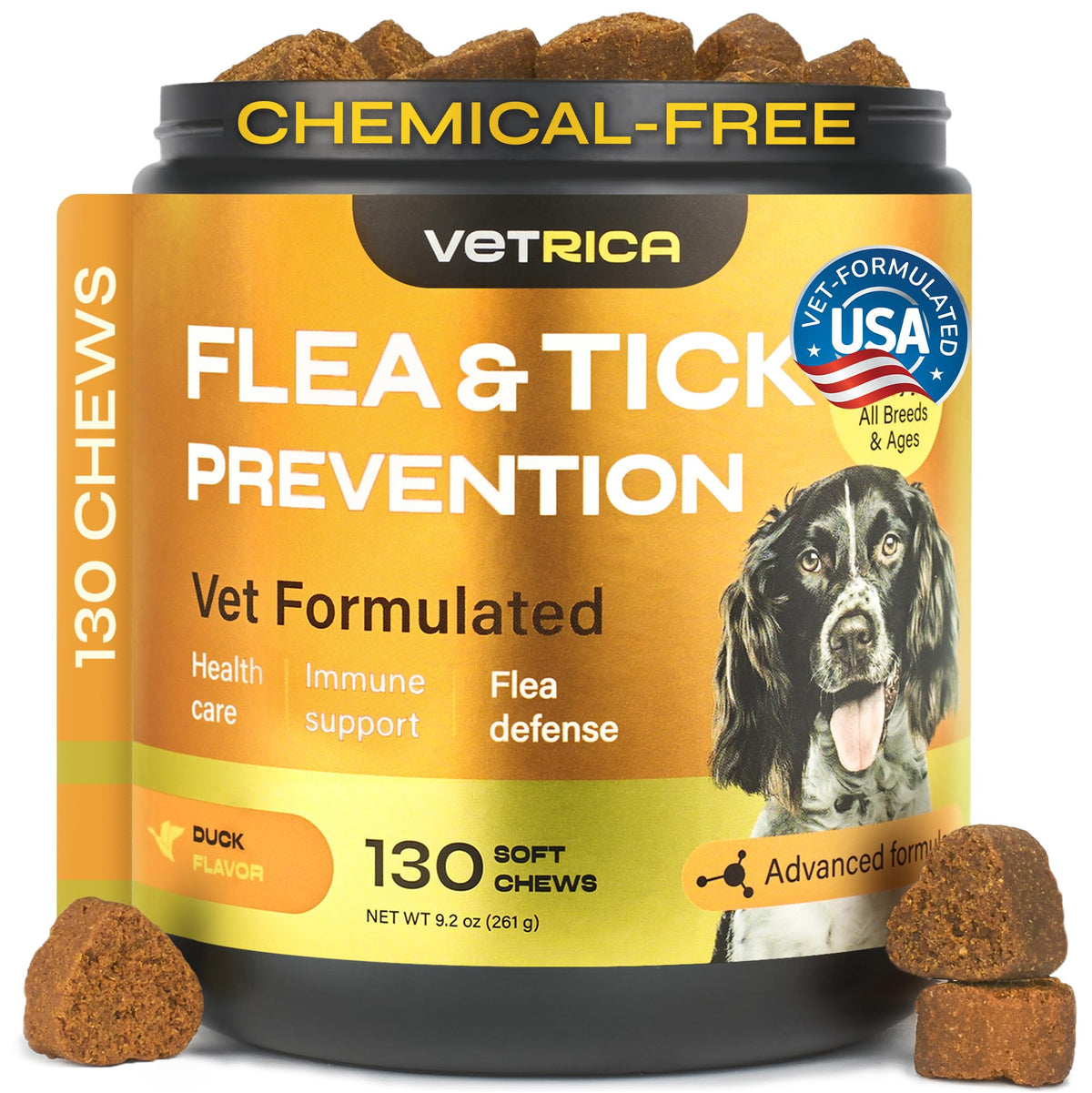 Flea and Tick Chewable Soft Treats for Dogs M208