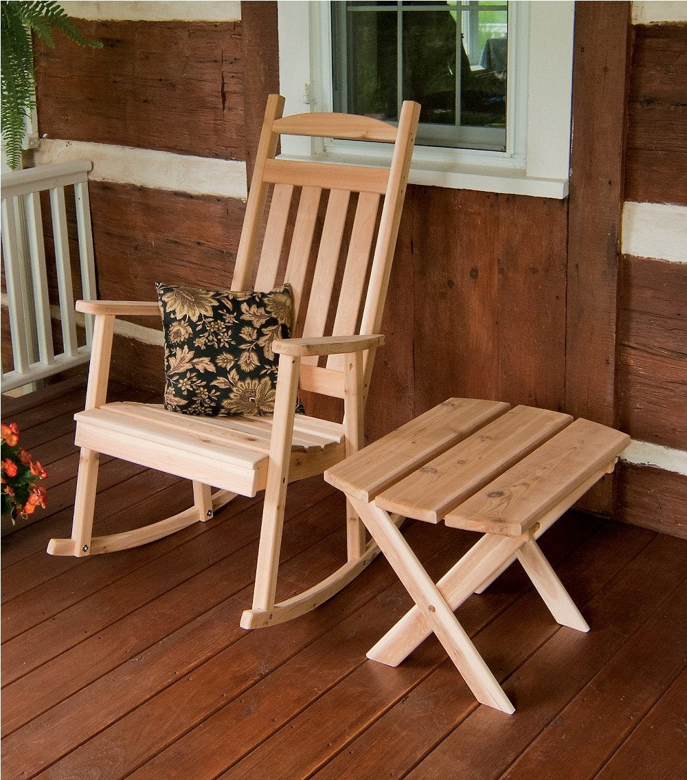 Natural Stain Porch Rocker Chair F19899