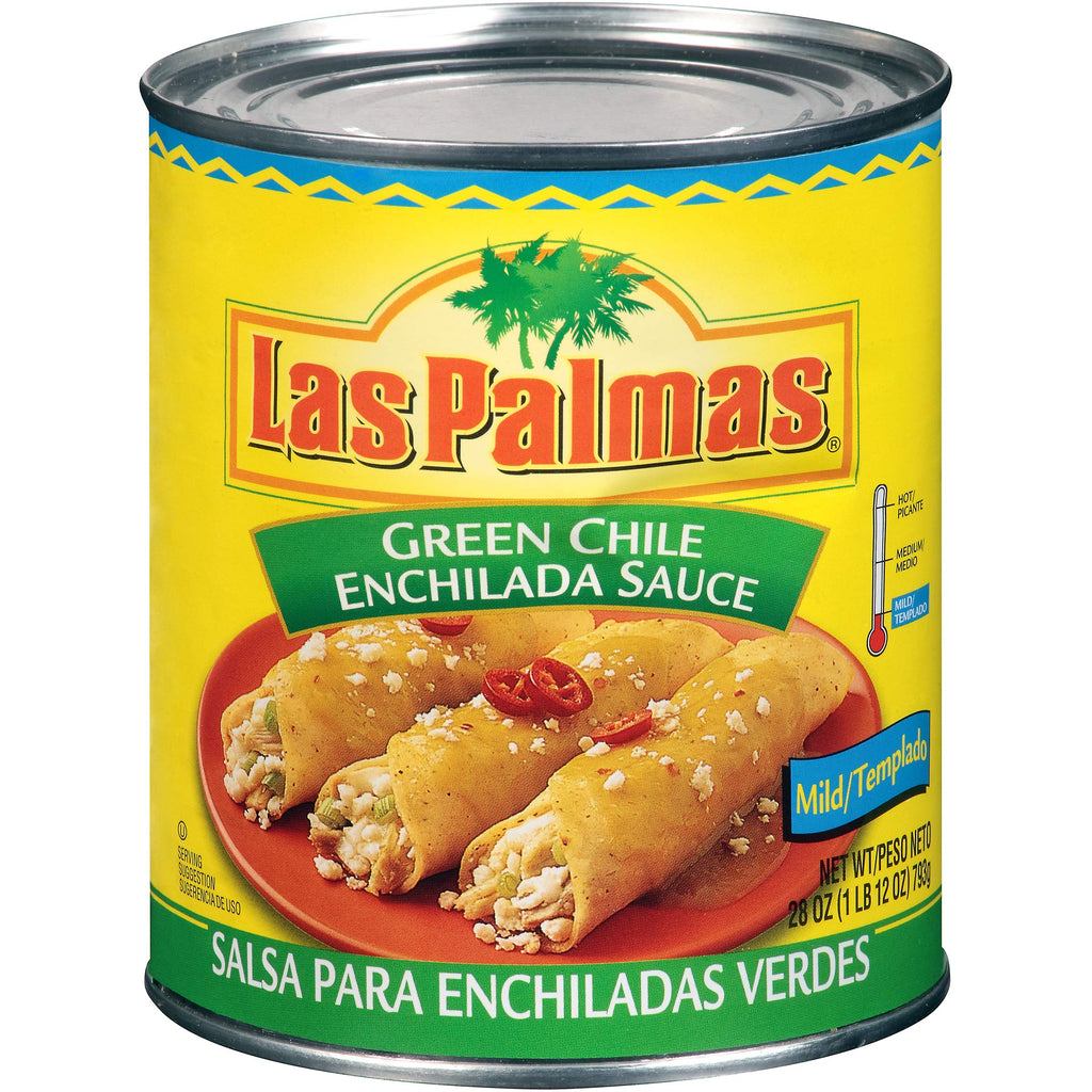Green Chile Enchilada Sauce Medium 28 Ounce Pack of 12 U42495