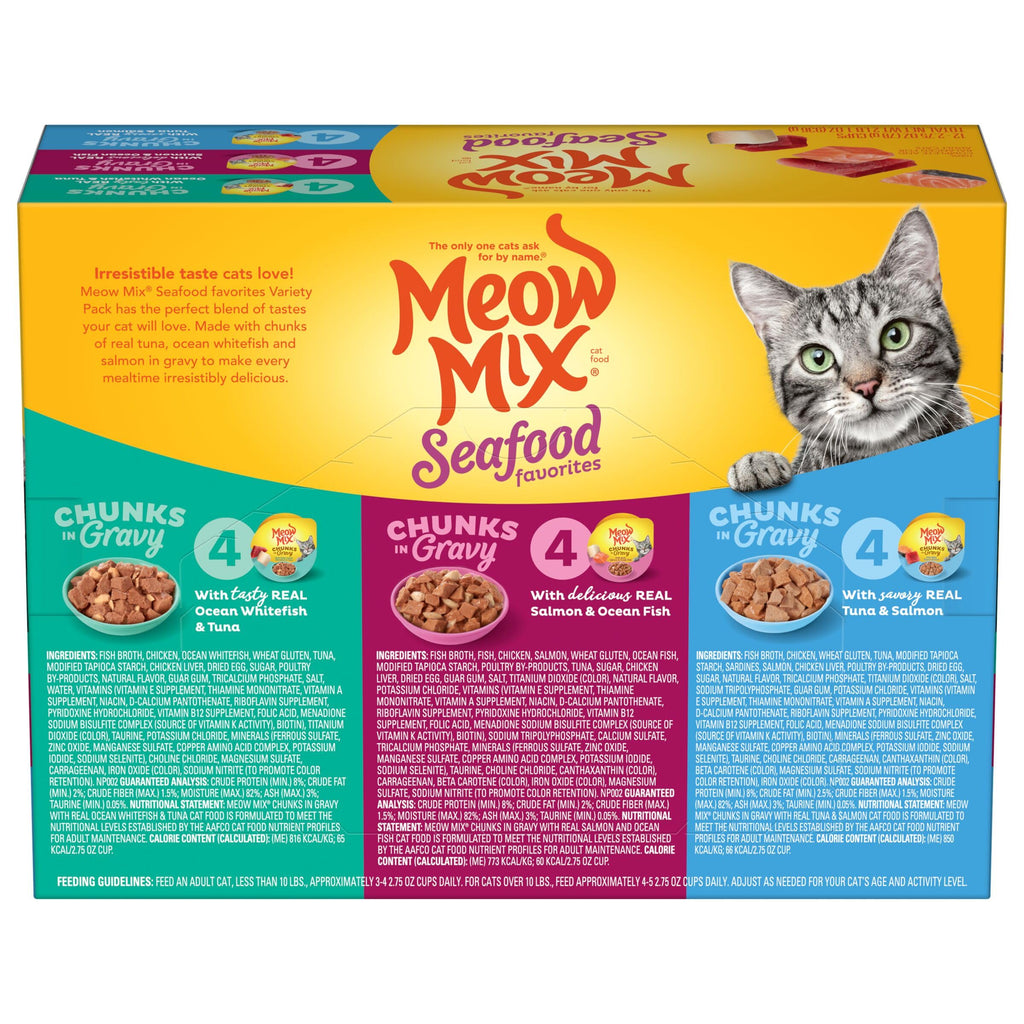 Dry Cat Food and Wet Cat Food Variety Pack H66490