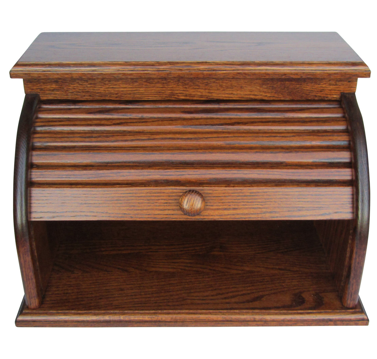 Oak Roll Top Bread Box A803363
